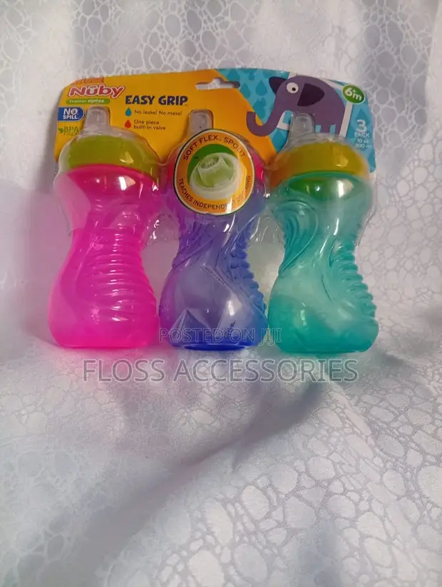 Nuby No-Spill Easy Grip Sippy Cup - 1