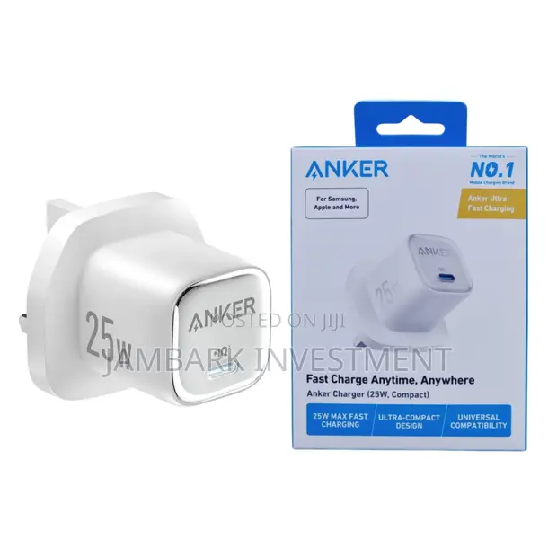 Anker 25W USB-C Power Adapter - White - 1