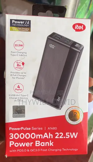 Itel Power Bank 30000mAh