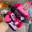 Cute Fluffy Barbie Hair Ties Set - 1