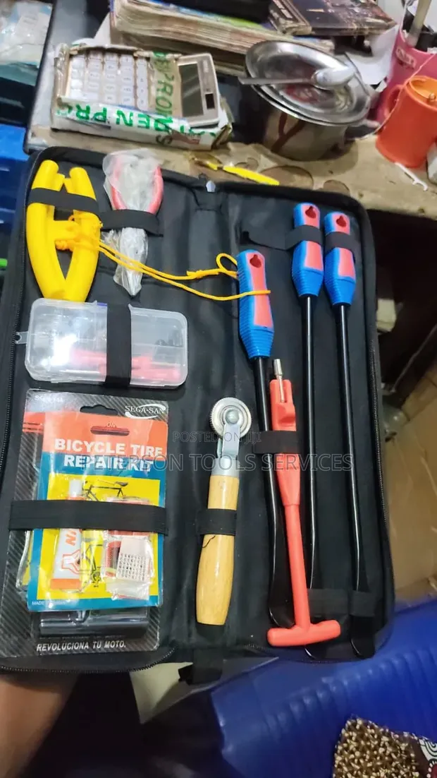 Motorcycle, Bicycle, Car Tire Repair Kit - 1