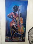 Acrylic on Canvas Painting (Violist) - 3