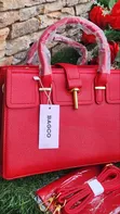 Mata 2-in-1 Tote Handbag tare da Clutch - 2