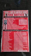 Lagos State Fire Notice Board - Brand New - 1