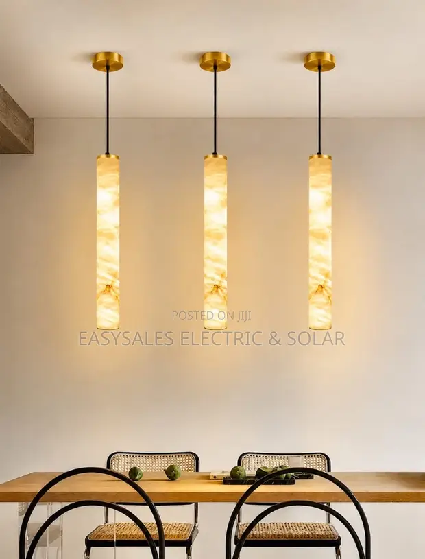 Modern Spanish Marble Pendant Light - 1