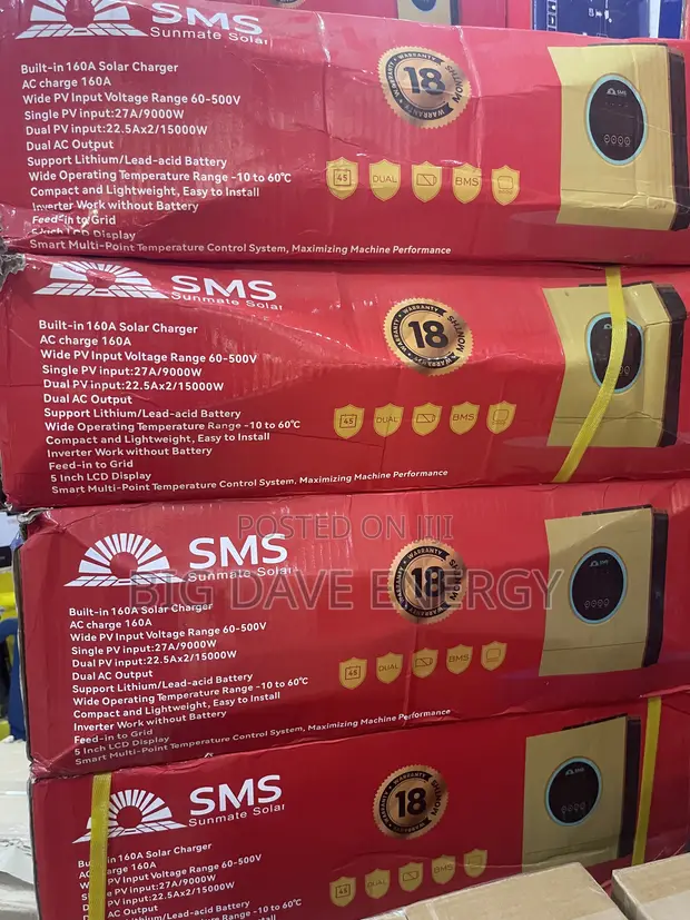 12kVA 48V SMS Hybrid Inverter - 1