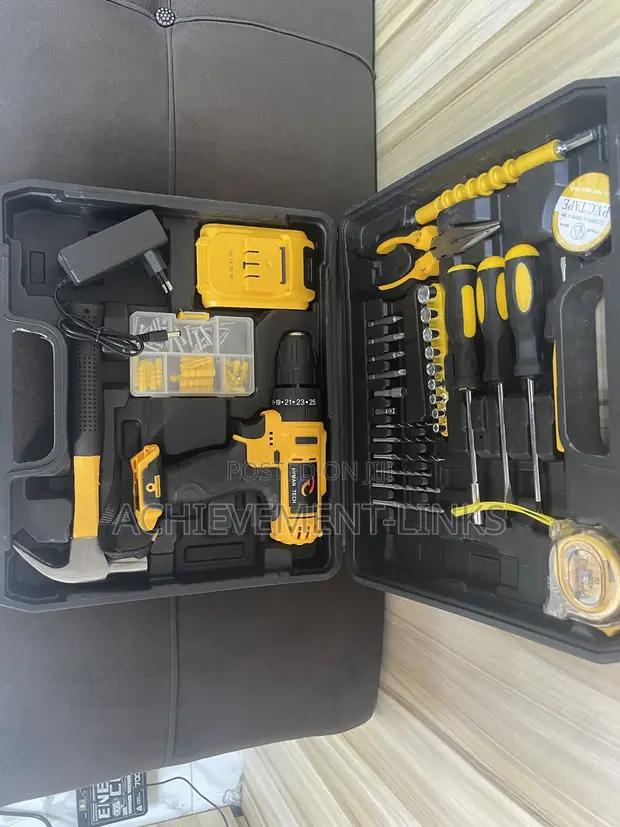 SUPAI 36V Cordless Impact Drill Set with 2 Batteries - 1
