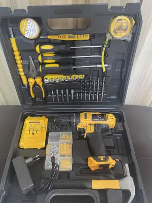 SUPAI 36V Cordless Impact Drill Set with 2 Batteries