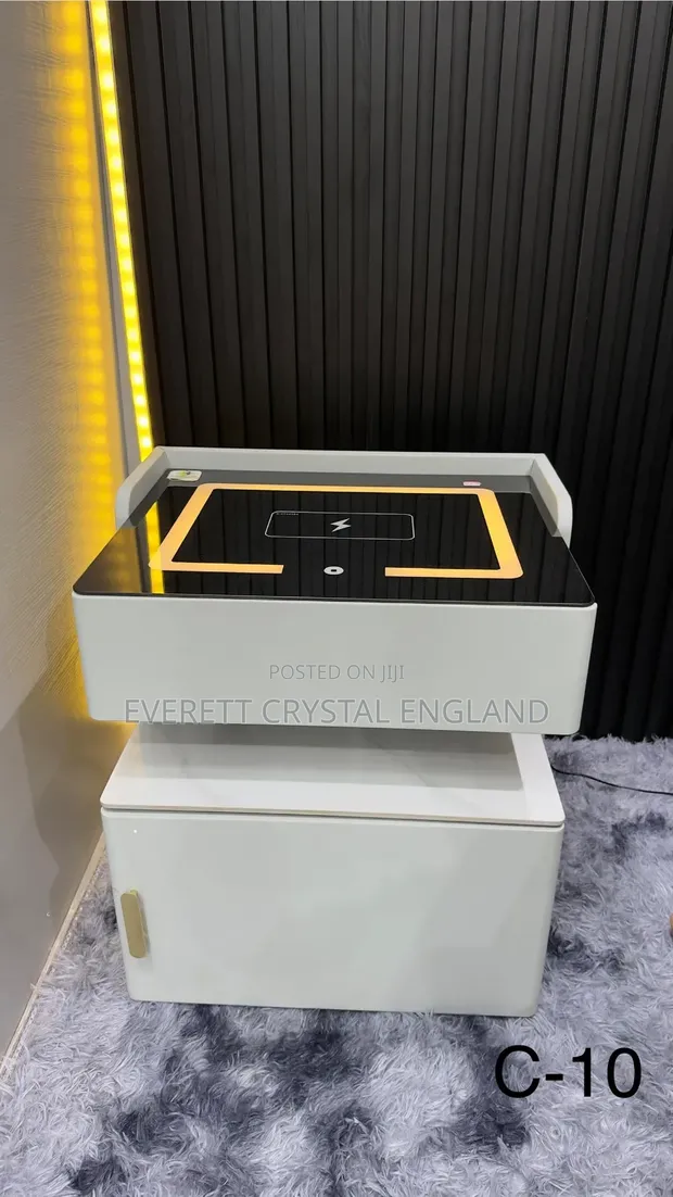 Smart Table with Bluetooth Speaker & Wireless Charging - 1