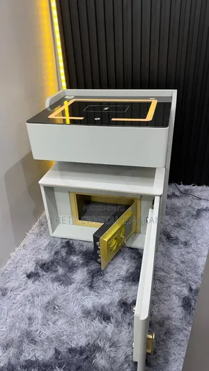 Smart Table with Bluetooth Speaker & Wireless Charging