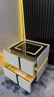 Stylish Smart Table with Wireless Charging & Bluetooth Speaker - 1