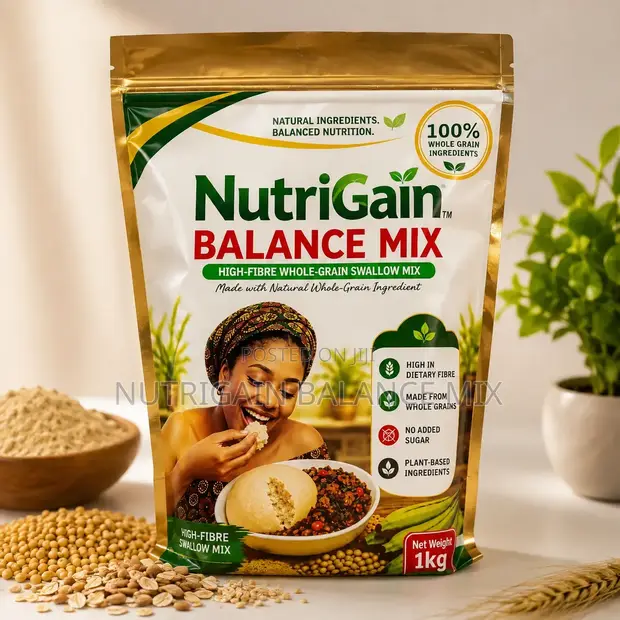 NutriGain Balance Mix - 1kg High Fiber Swallow - 1