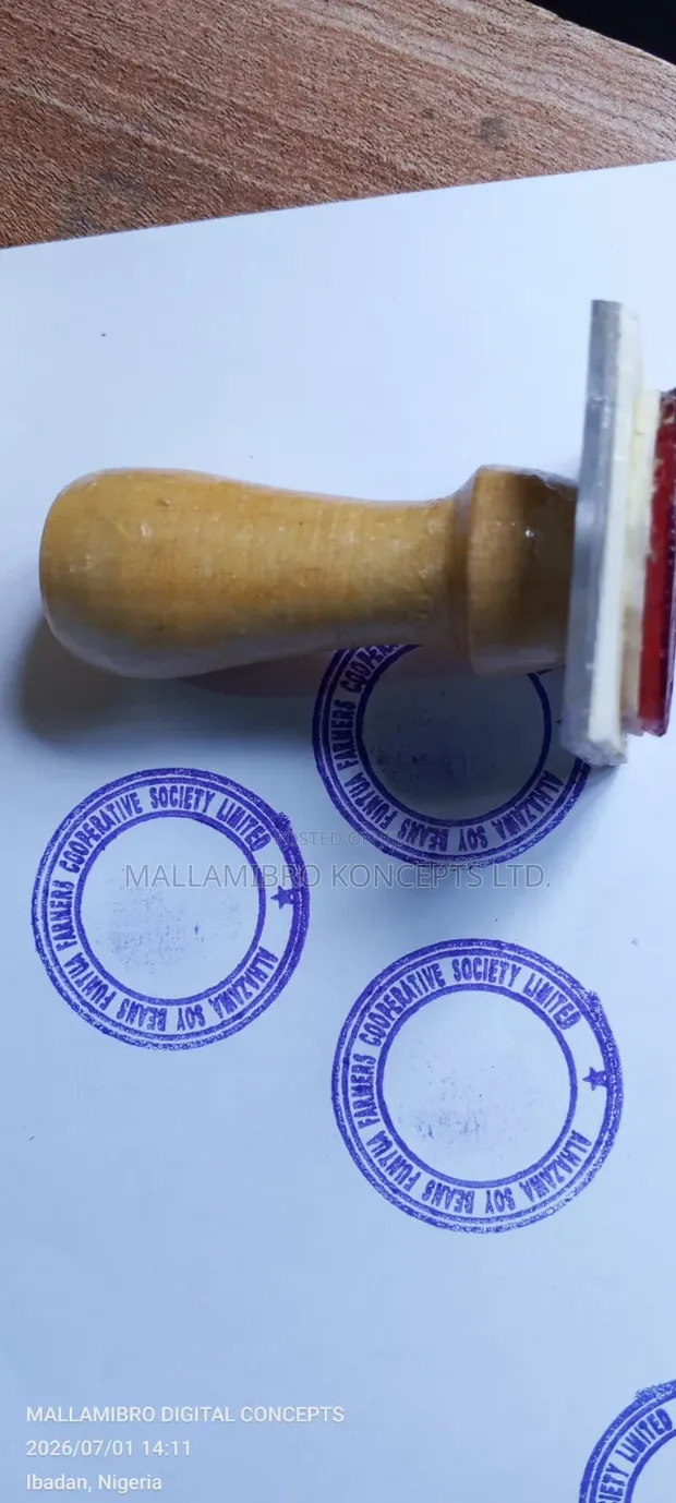 Custom Wooden-Handle Rubber Stamps | MKL - 1