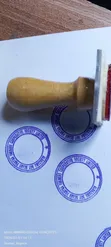 Custom Wooden-Handle Rubber Stamps | MKL - 1
