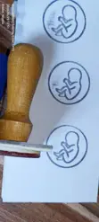 Custom Wooden-Handle Rubber Stamps | MKL - 3