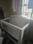 Beautiful Baby Cot with Mattress - 3