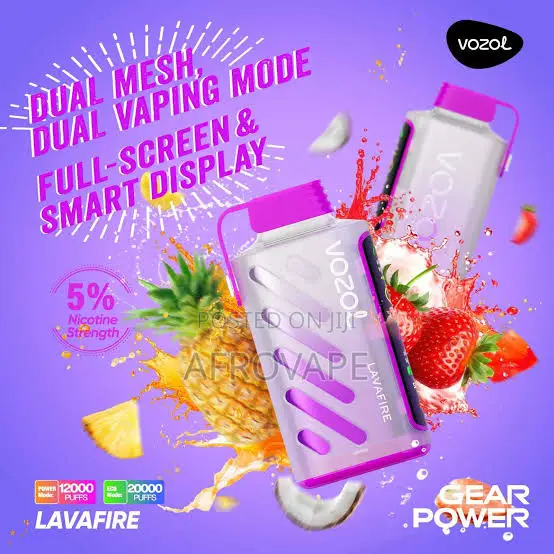 Vozol Gear Power 20000 Puffs Lava Fire - 1
