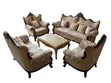 Royal Luxury Chinese Sofa Chair Set tare da Centre Table - 2