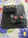 PS4 Slim Console with 2 Original Controllers + 1 Extra - 2