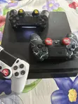 PS4 Slim Console with 2 Original Controllers + 1 Extra - 3