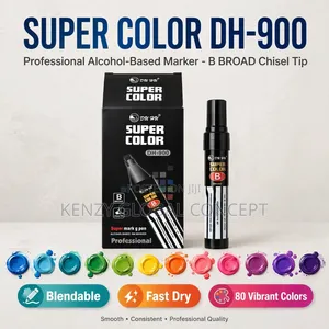 Du Hu DH-900 Super Color Markers (6-Pack)