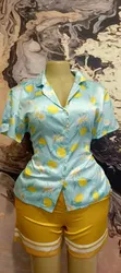 Ladies 2 Piece Pajama Set - 1