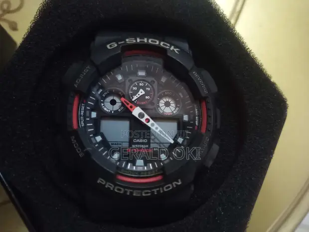 Casio GA-100 G-Shock Analog-Digital Watch - 1