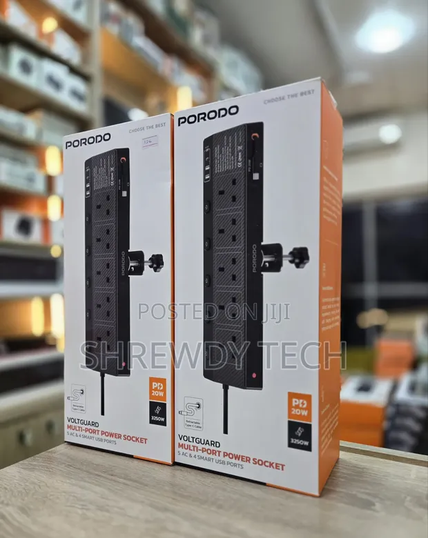 Porodo Voltguard Multi Power Socket - 1