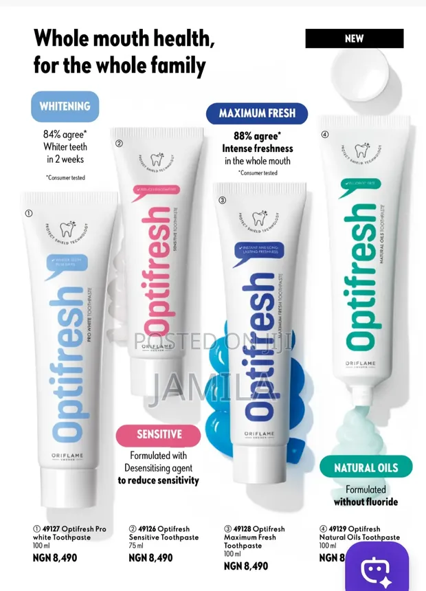 Oriflame Optifresh Pro White Man Fursar Baki - 1