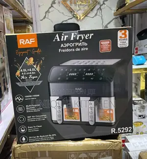 Raf 4.5L+4.5L Double Basket Digital Air Fryer - 2200W