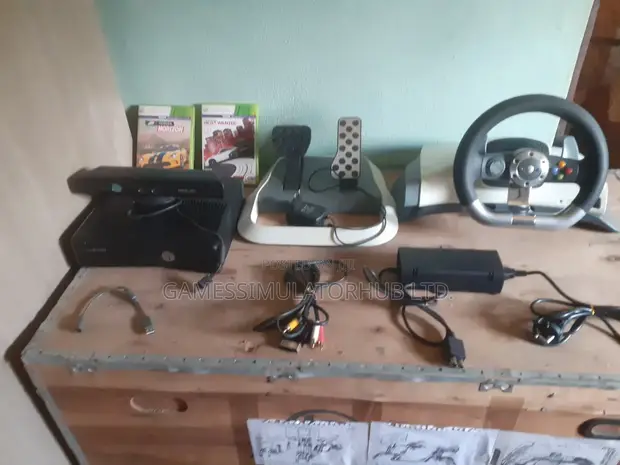 Xbox 360 Console da Force Feedback Racing Wheel - 1
