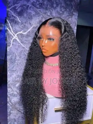 30" Gashar Gaba Daya Ta Jerry Curls Wig - Gashin Mutum