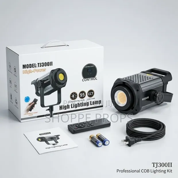 Bediro TJ300II 300W Bi-Color LED Video Light with Stand - 1