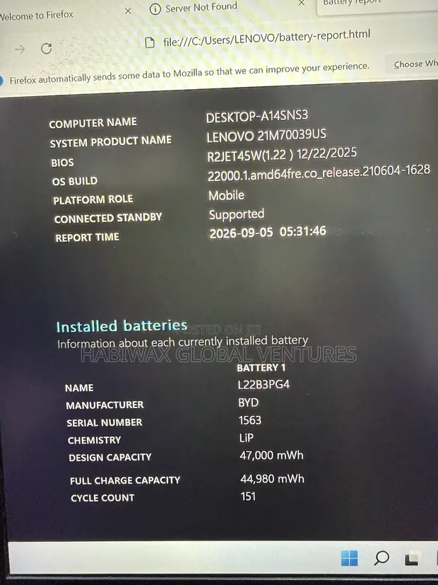 Lenovo ThinkPad E14 Gen 6 Laptop - 16GB RAM, 512GB SSD - 1