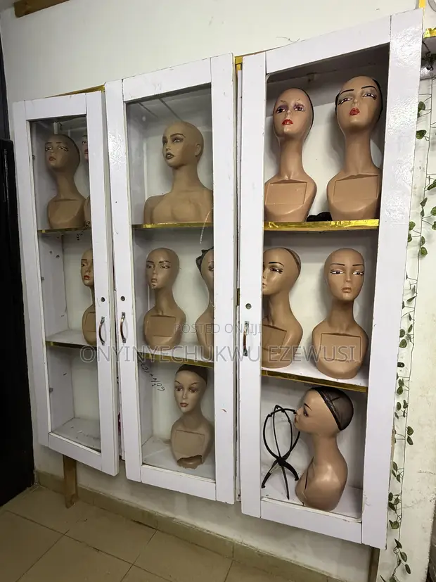 Wig Display Stand with 2 Glass - 1