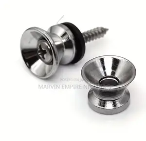 2pcs Guitar Strap Buttons for Acoustic, Electric, Bass Guitars