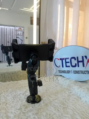Heavy Duty Tablet Holder for 5"-17" Devices with Drill Base