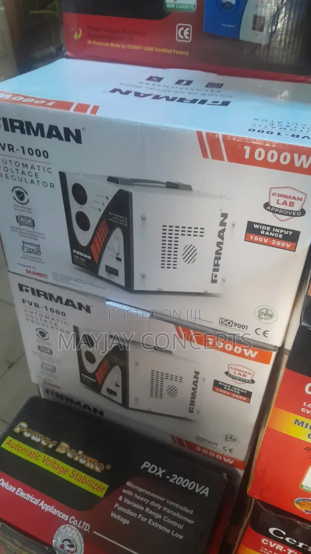 FIRMAN 1000W Automatic Voltage Stabilizer | Na Kasa - 1
