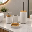 Ceramic 4-Piece Bathroom Accessories Set - 2