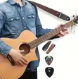 Babban Igiyar Guitar Mai Girma tare da Wurin Ajiye Pick - 1