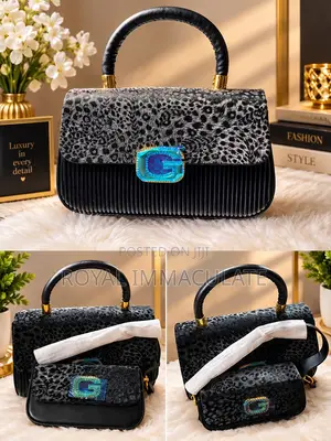 Women's Black Hand Bag - Goodpatner Genuine Leather
