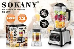 Sokany SK-999 Multi-Purpose Blender 6000W - 2.5L