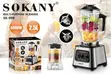 Sokany SK-999 Multi-Purpose Blender 6000W - 2.5L - 2