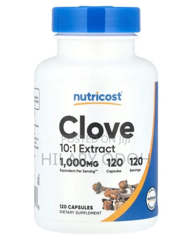 Nutricost Clove Mai 1000mg 120 Kapsul - 1