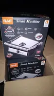 Raf Electric Steak Machine & Contact Grill - 2200W - 3