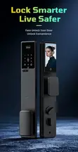 Automatic Smart Door Lock | P66 Waterproof 3D Face Recognition - 3
