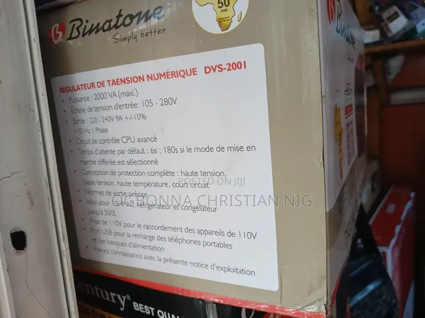 Binatone Stabilizer 2kva Digital Voltage Stabilizer - 1
