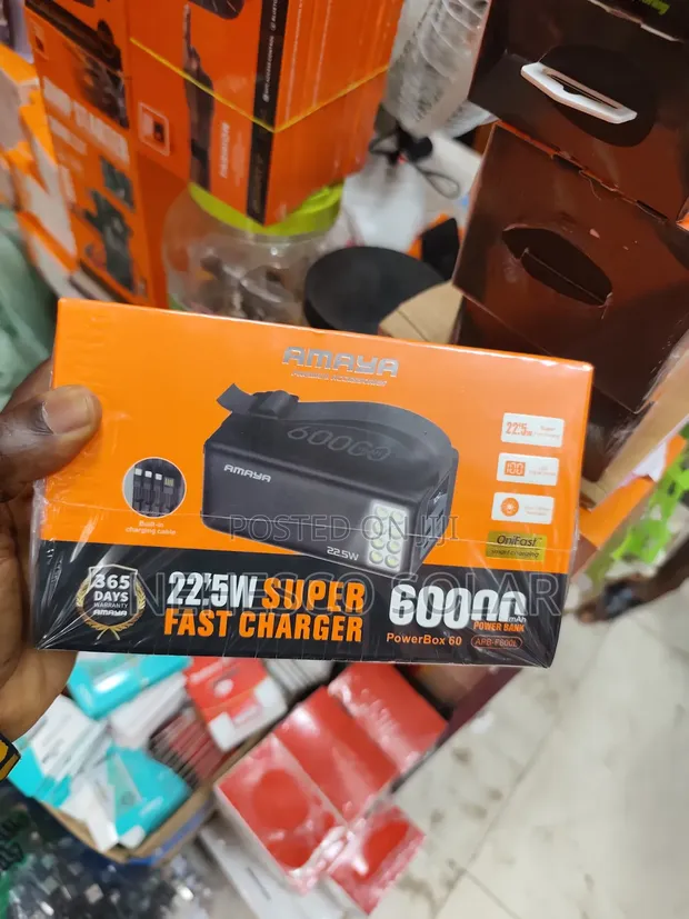 Amaya Power Bank 60000mAh mai 22.5W Fast Charge - 1