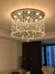 Round Crystal Chandelier Light - 1