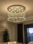 Round Crystal Chandelier Light - 3